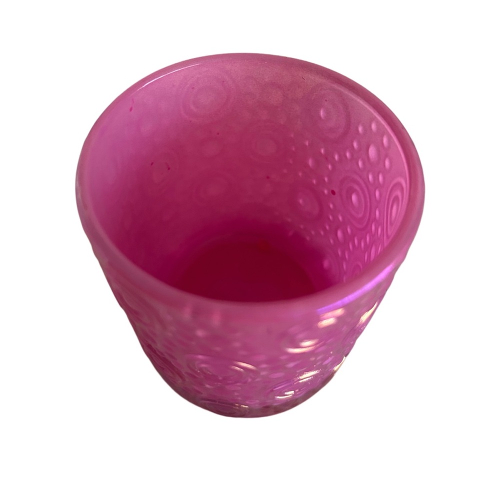 Pink Textured Glass Home Decor - Picture 4 of 5